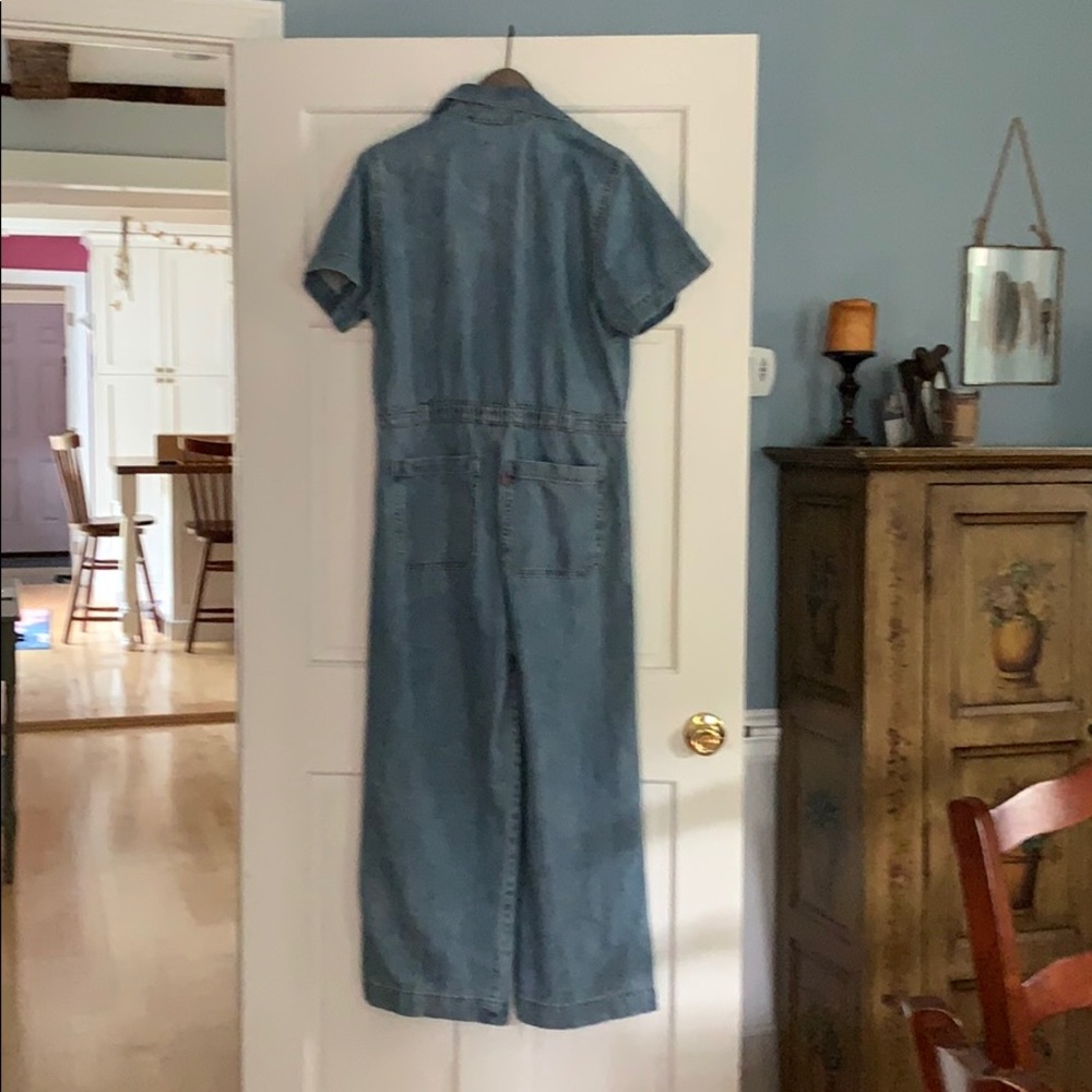 Levi’s denim coveralls.